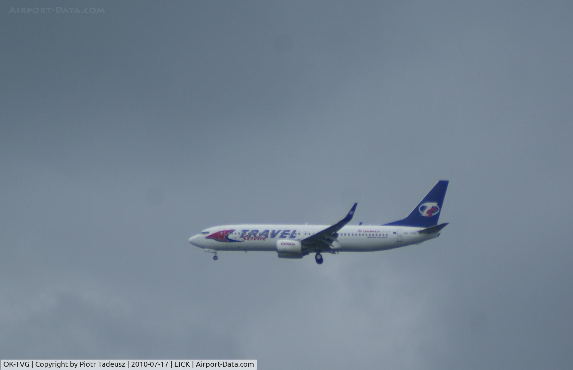OK-TVG, 2007 Boeing 737-8Q8 C/N 30719, Landing