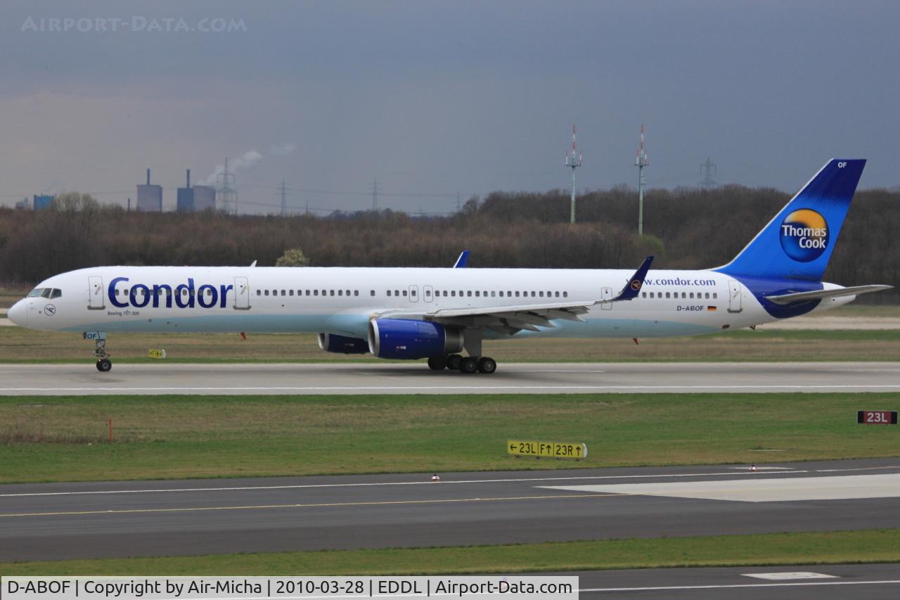D-ABOF, 1999 Boeing 757-330 C/N 29013, Condor, Boeing 757-330 (WL), CN: 29013/0846