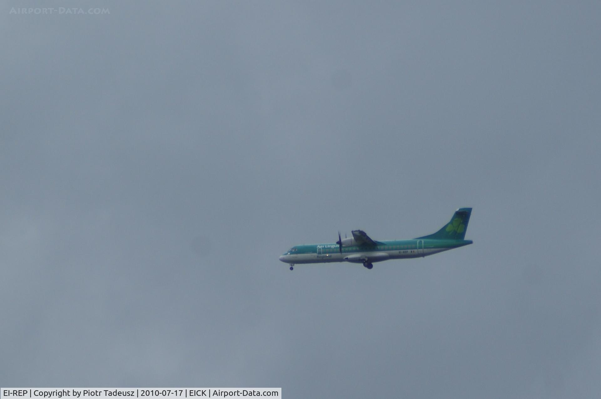 EI-REP, 2008 ATR 72-212A C/N 797, landing