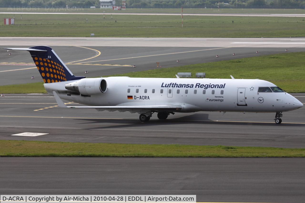 D-ACRA, Canadair CRJ-200ER (CL-600-2B19) C/N 7567, Eurowings, Canadair CL-600-2B19 Regional Jet CRJ-200ER, CN: 7567