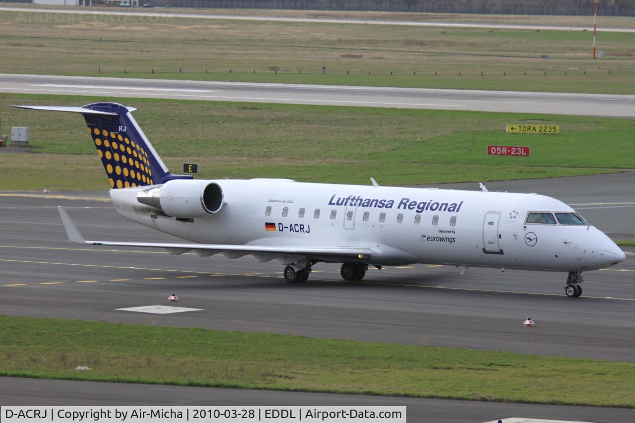 D-ACRJ, 2003 Canadair CRJ-200ER (CL-600-2B19) C/N 7864, Eurowings, Canadair CL-600-2B19 Regioanl Jet CRJ-200LR, CN: 7864
