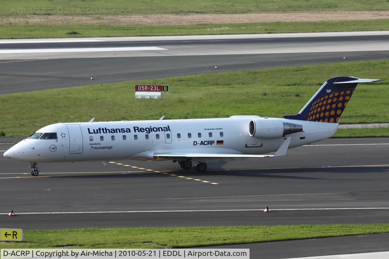 D-ACRP, 2002 Bombardier CRJ-200ER (CL-600-2B19) C/N 7625, Eurowings, Canadair CL-600-2B19 Regional Jet CRJ-200LR,
