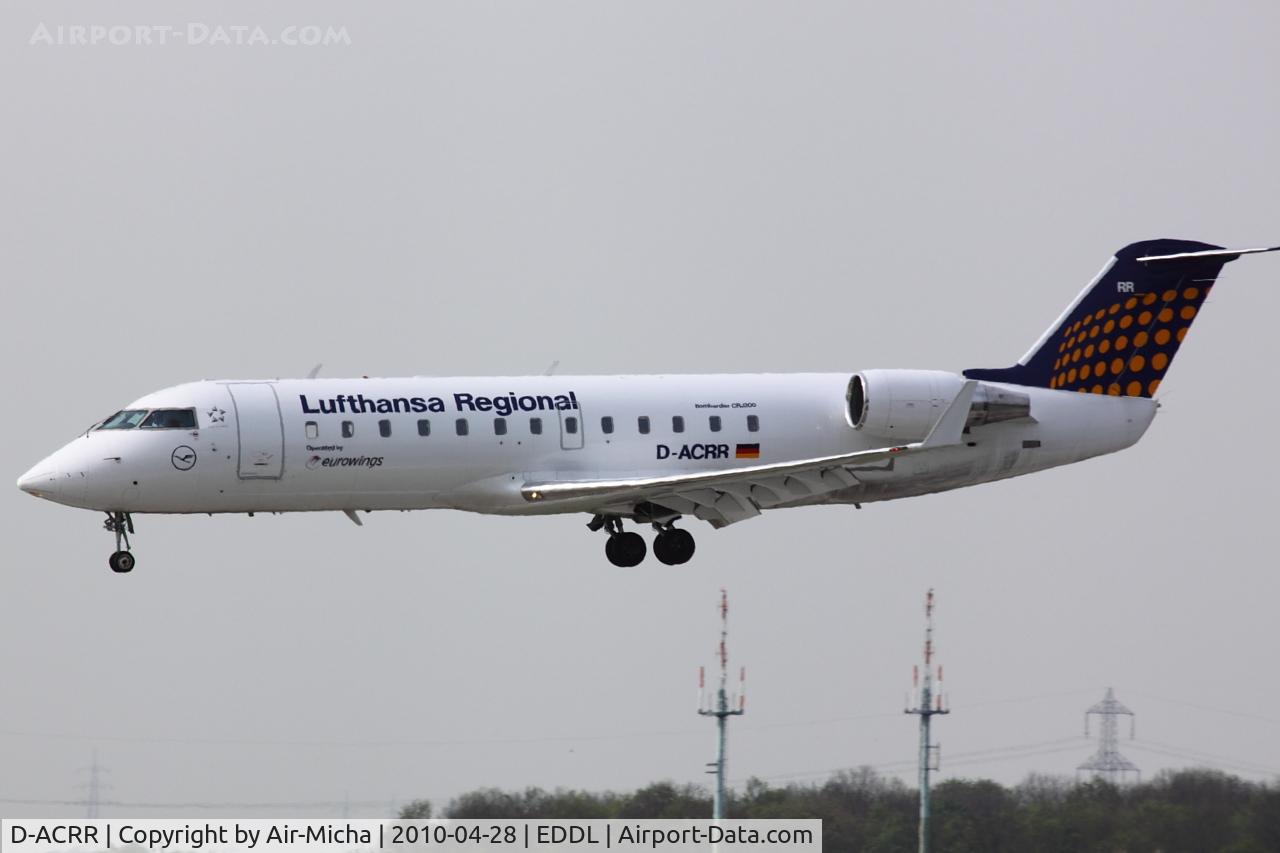 D-ACRR, Canadair CRJ-200 (CL-600-2B19) C/N 1722, Eurowings, Canadair CL-600-2B19 Regional Jet CRJ-100LR, CN: 7122