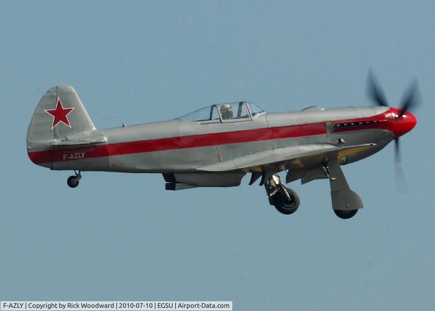 F-AZLY, Yakovlev Yak-3U C/N 172890, Yak 3 at Flying Legends Air display 2010