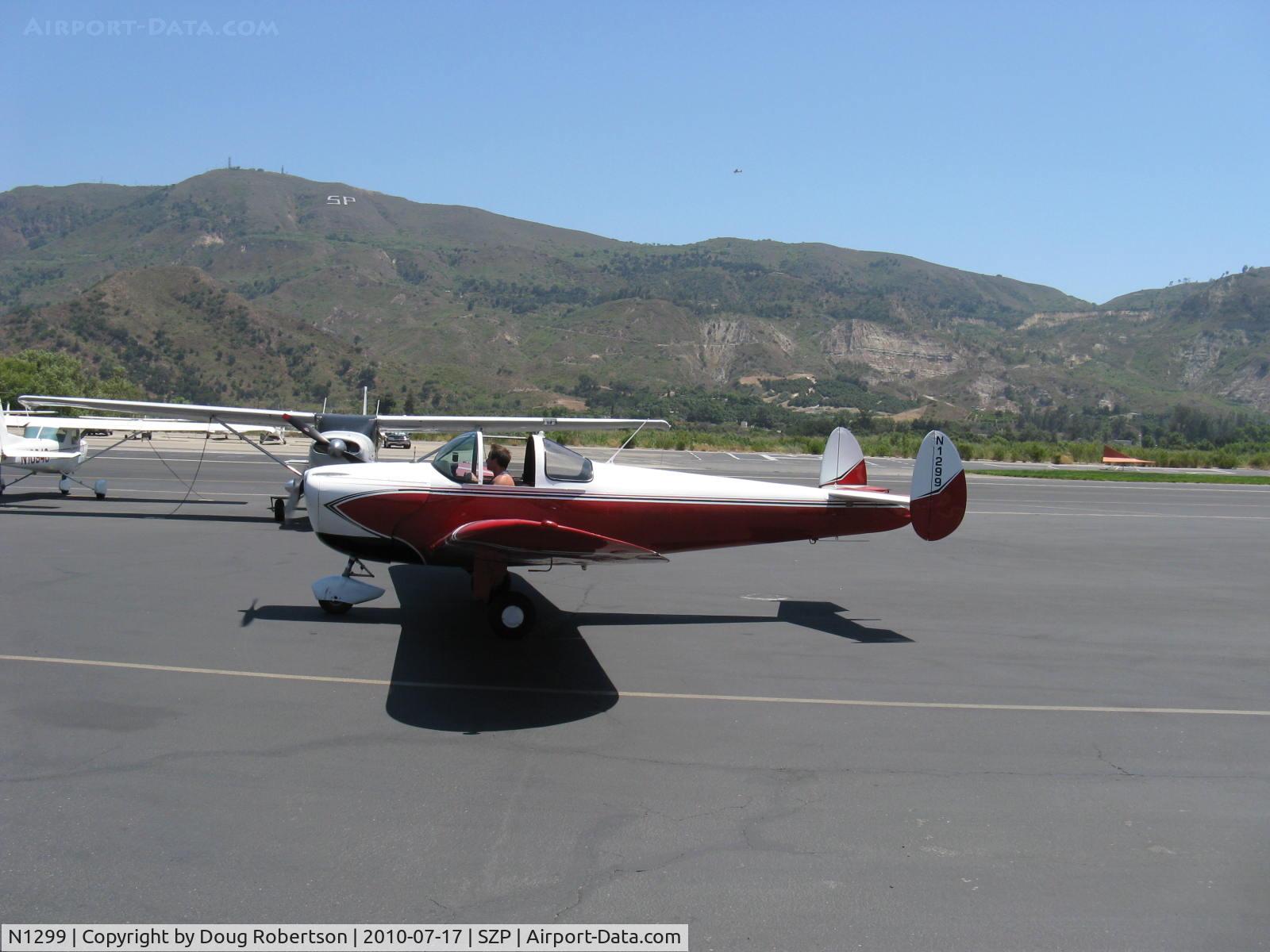 N1299, 1947 Erco 415E Ercoupe C/N 4590, 1947 ERCO ERCOUPE 415-E Continental C85 85 Hp, taxi