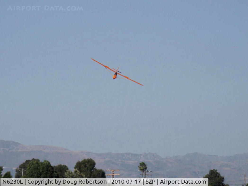 N6230L, 1964 Schweizer SGU 2-22E C/N 182, 1964 Schweizer SGU-2-22E Glider, on final Rwy 22 killing altitude-note spoilers up