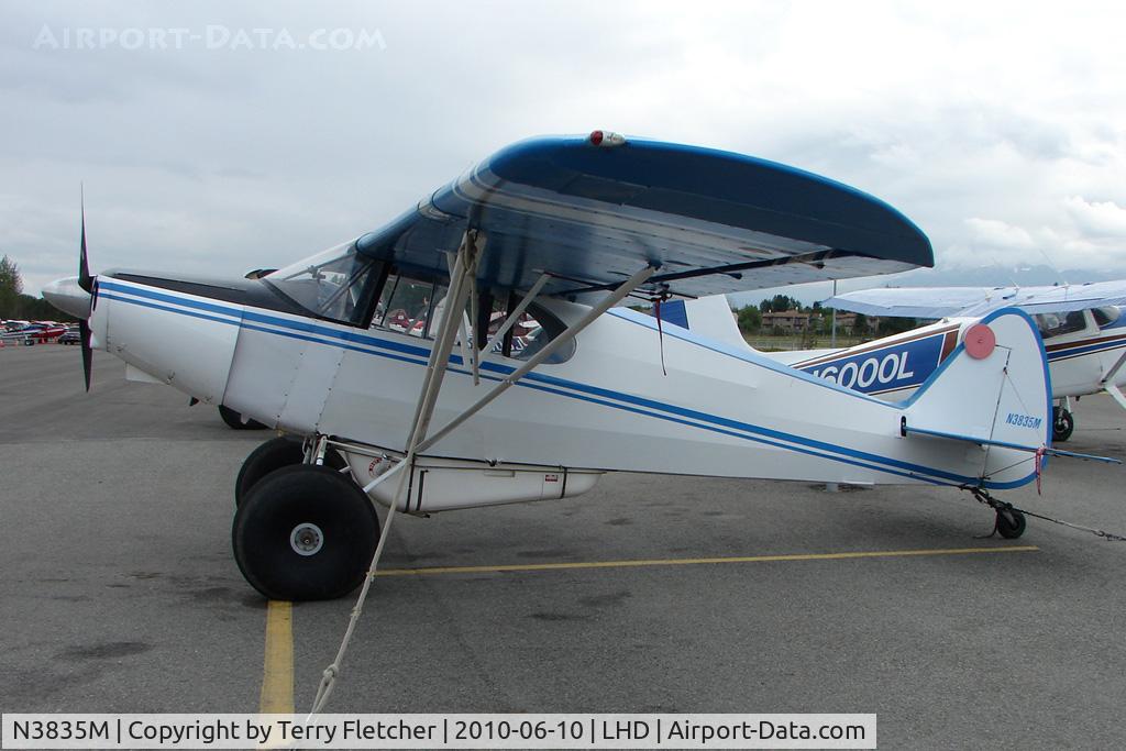 N3835M, 1947 Piper PA-12 Super Cruiser C/N 12-2752, 1947 Piper PA-12, c/n: 12-2752 at Lake Hood