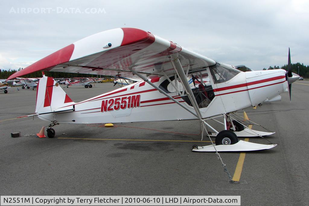 N2551M, 1946 Piper PA-12 Super Cruiser C/N 12-920, 1946 Piper PA-12, c/n: 12-920 at Lake Hood