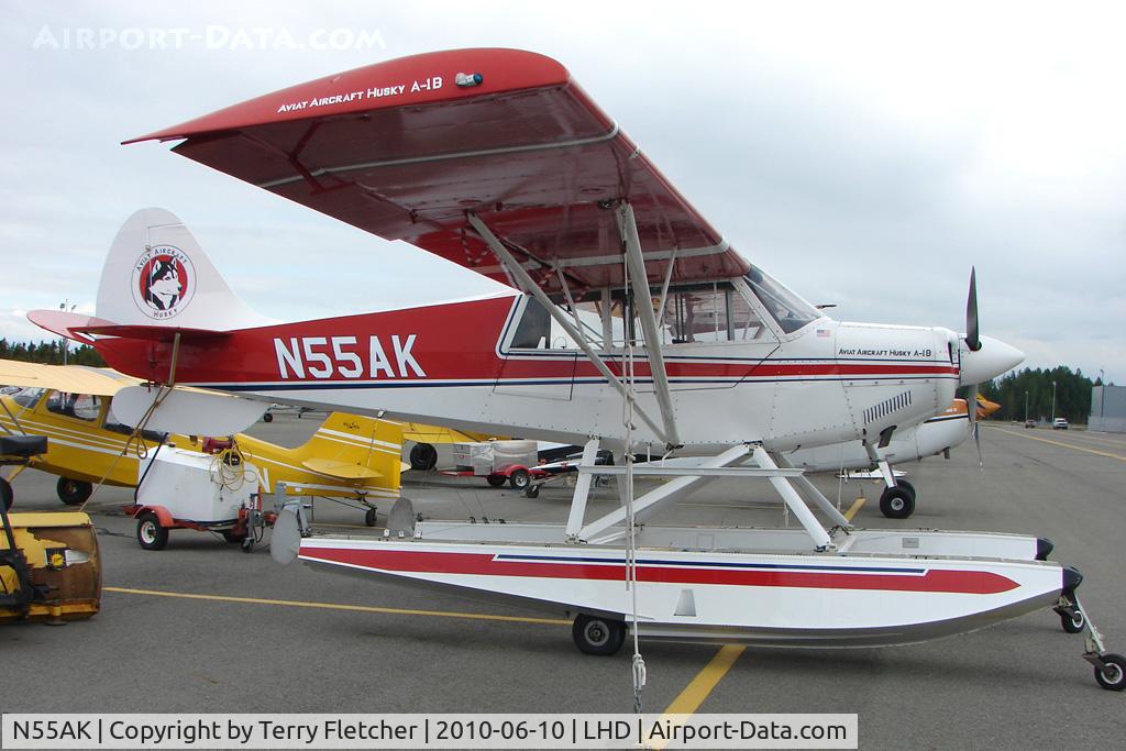 N55AK, 2000 Aviat A-1B Husky C/N 2129, 2000 Aviat Aircraft Inc A-1B, c/n: 2129 Husky at Lake Hood