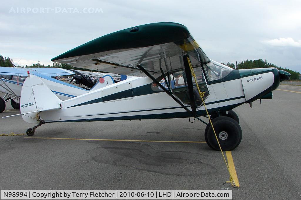 N98994, 1946 Piper PA-12 Super Cruiser C/N 12-352, 1946 Piper PA-12, c/n: 12-352 at Lake Hood