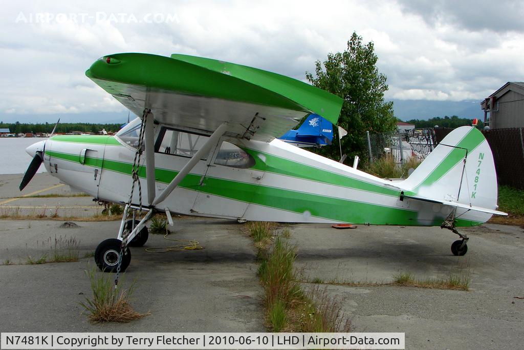 N7481K, 1950 Piper PA-20-135 Pacer C/N 20-396, 1950 Piper PA-20-135, c/n: 20-396 at Lake Hood