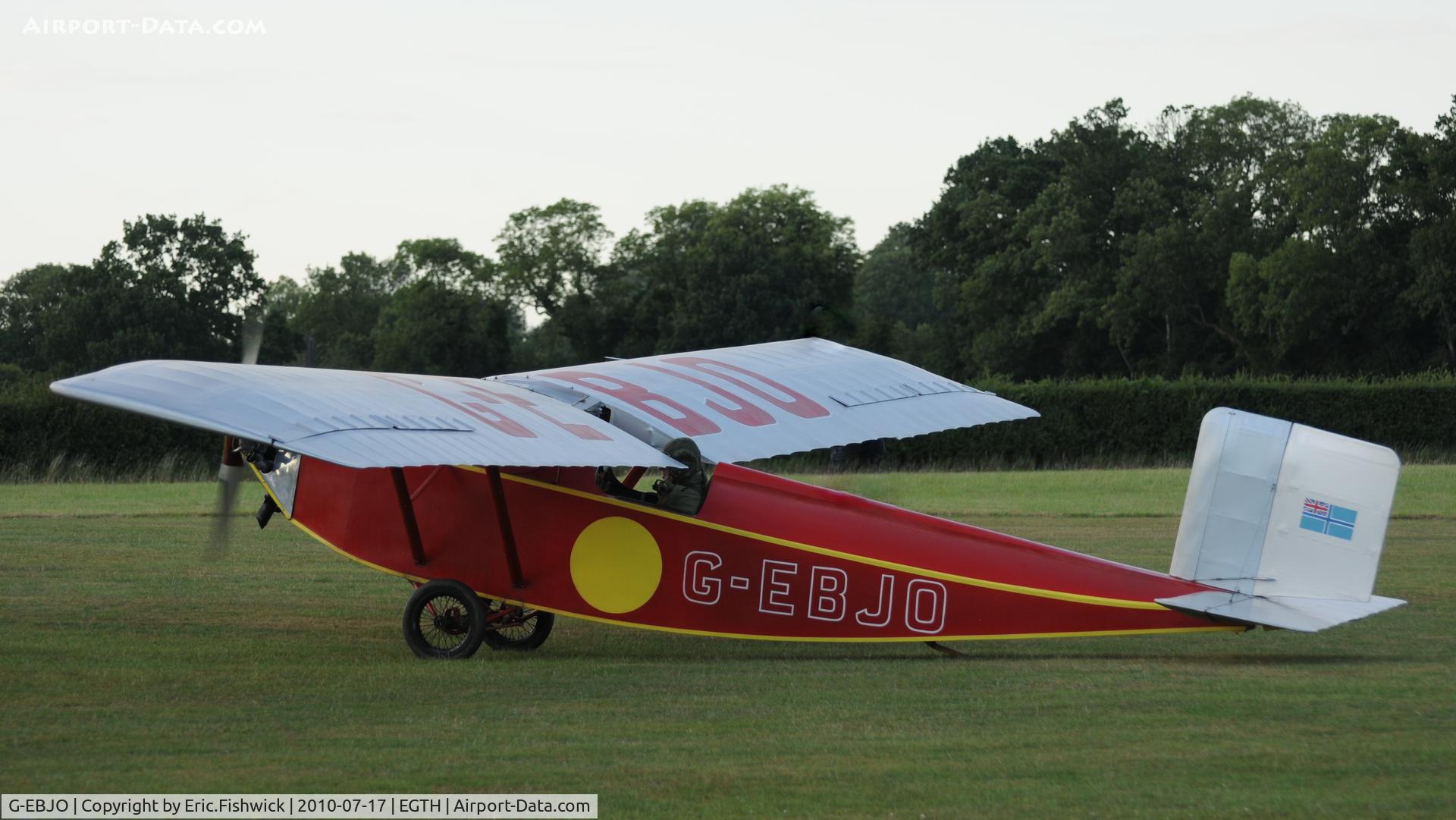 G-EBJO, 1924 Air Navigation And Engineering ANEC II C/N 1, 1. G-EBJO at Shuttleworth Mid Summer Air Display July 2010