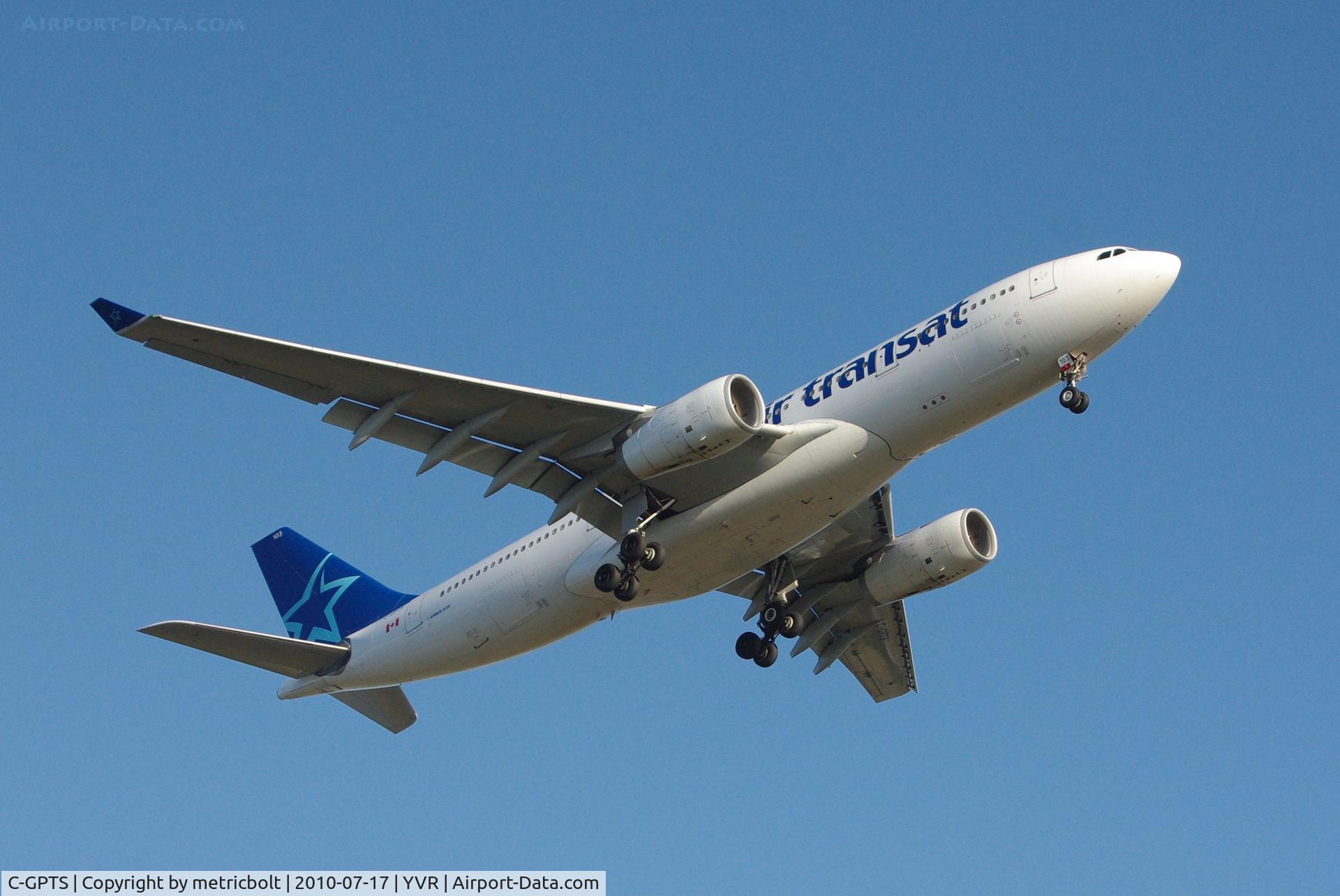 C-GPTS, 2002 Airbus A330-243 C/N 480, TS925 from FCO landing at YVR