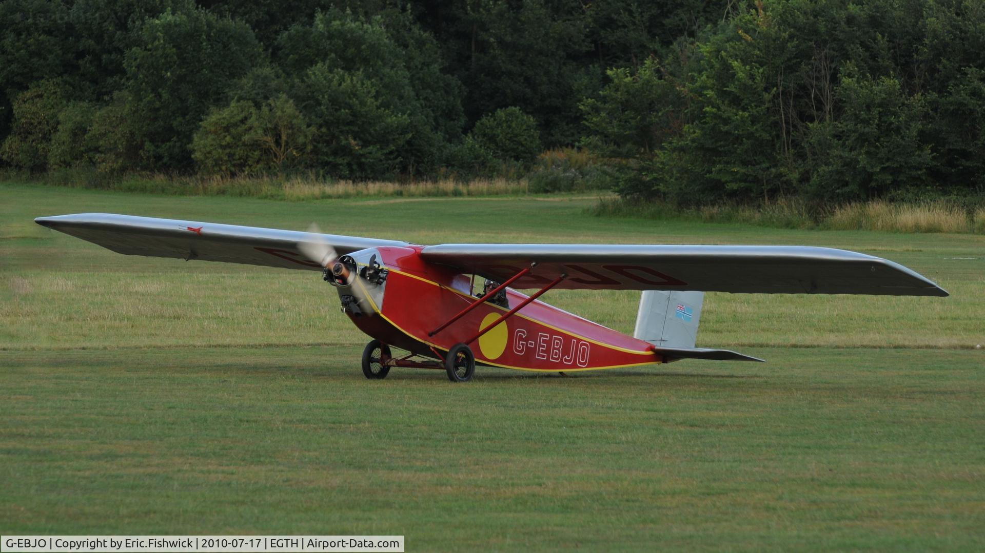 G-EBJO, 1924 Air Navigation And Engineering ANEC II C/N 1, 3. G-EBJO at Shuttleworth Mid Summer Air Display July 2010