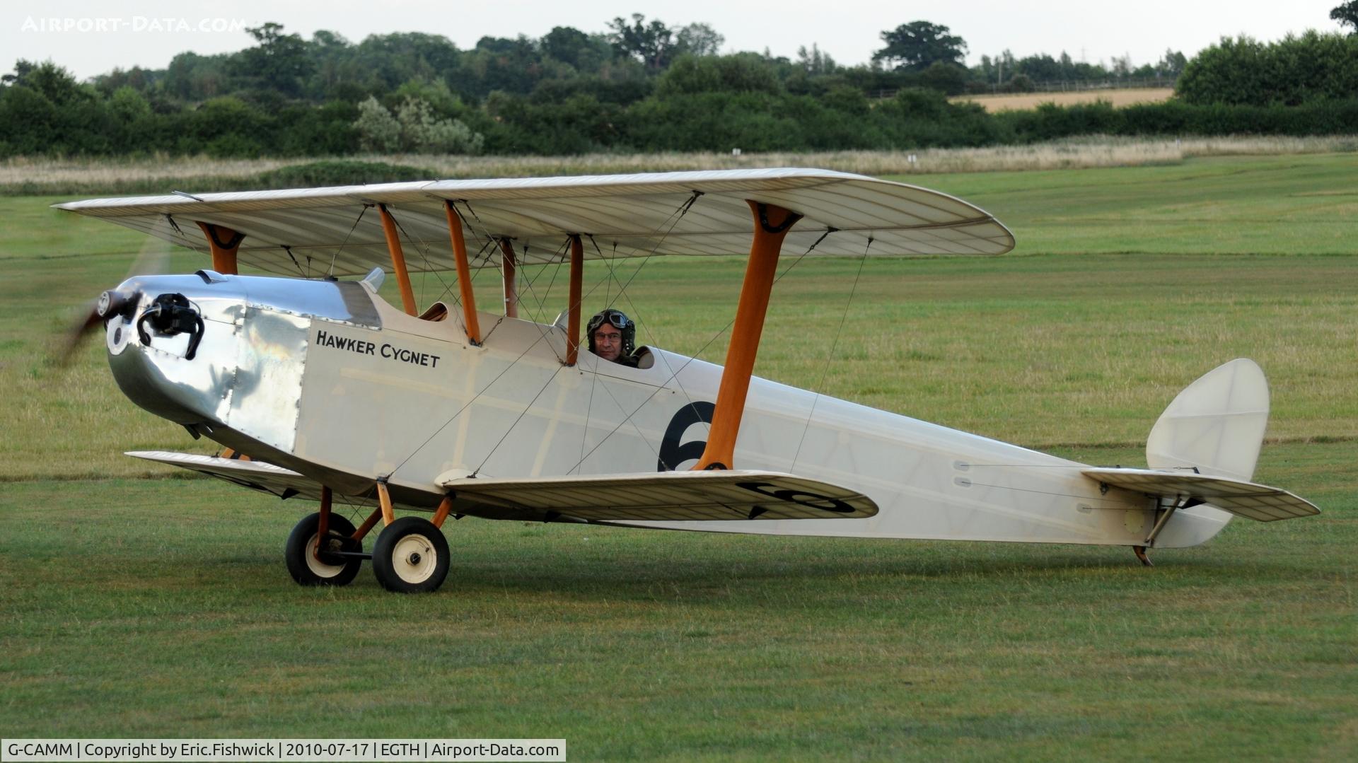 G-CAMM, 1992 Hawker Cygnet Replica C/N PFA 077-10245, 1. G-CAMM at Shuttleworth Mid Summer Air Display July 2010