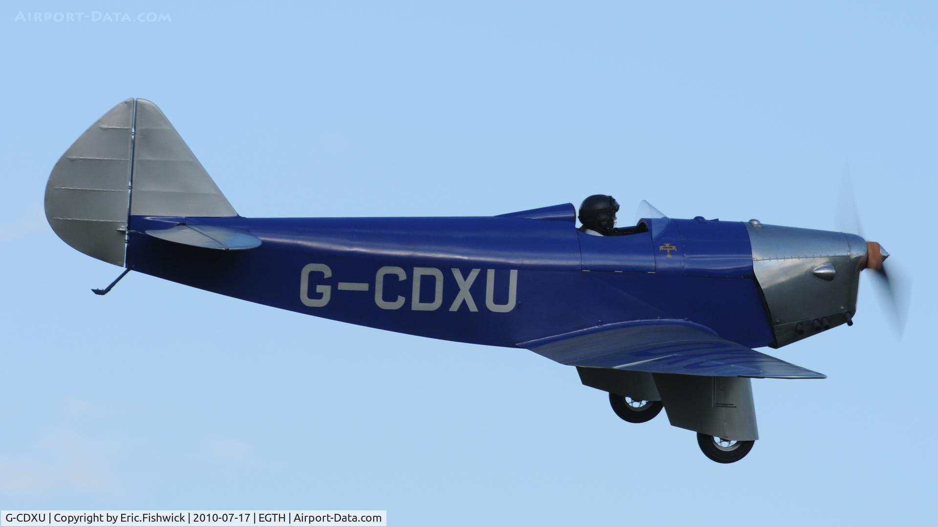 G-CDXU, 2006 Chilton DW1A C/N PFA 225-12038, 42. G-CDXU at Shuttleworth Mid Summer Air Display July 2010