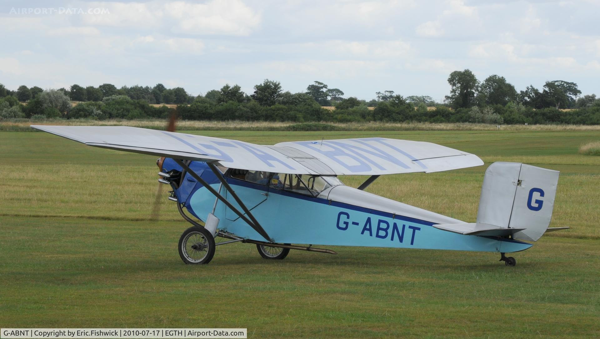 G-ABNT, 1931 Civilian Coupe 02 C/N 03, 1. G-ABNT departing Shuttleworth Mid Summer Air Display July 2010