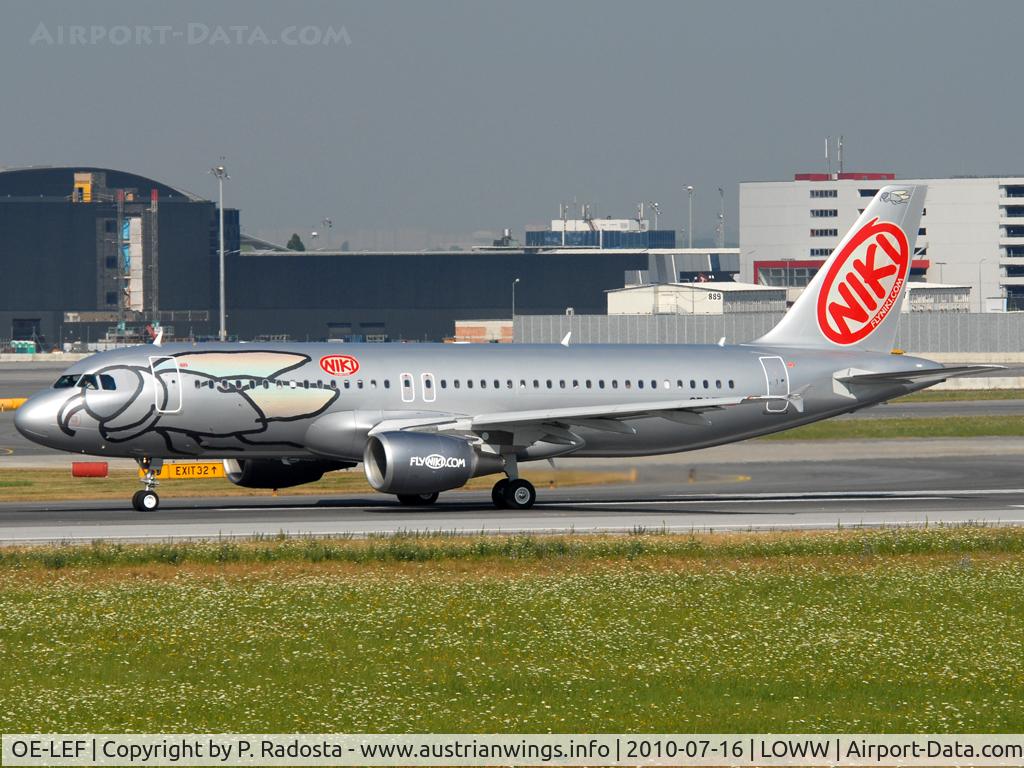 OE-LEF, 2010 Airbus A320-214 C/N 4368, Niki's newest Airbus 320 - just one day in service at the time of that picture