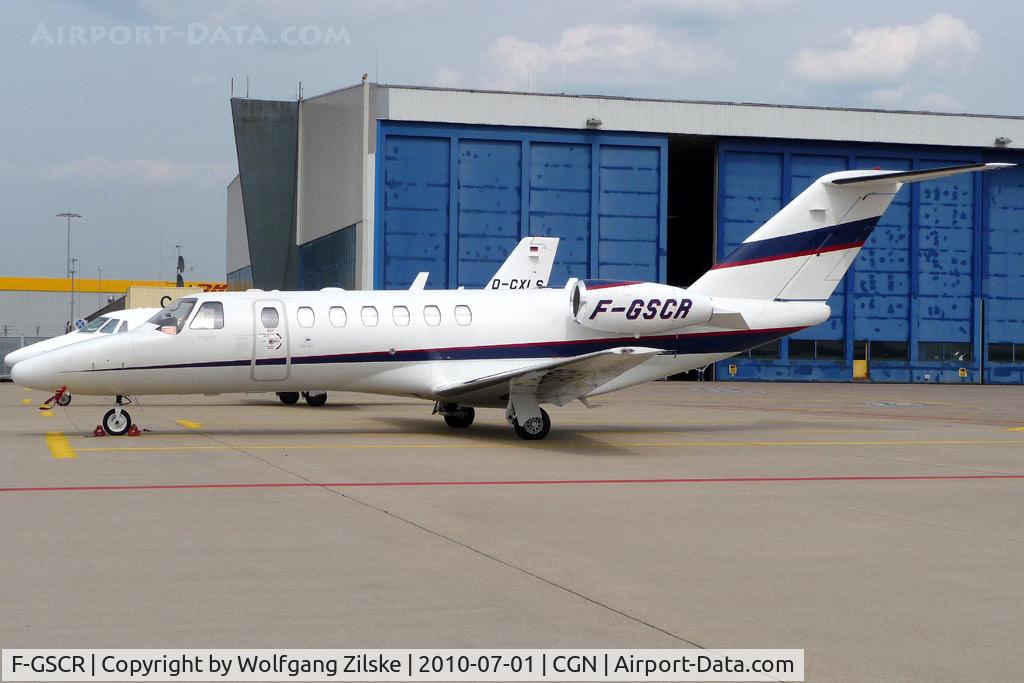 F-GSCR, 2008 Cessna 525B CitationJet CJ3 C/N 525B-0264, visitor