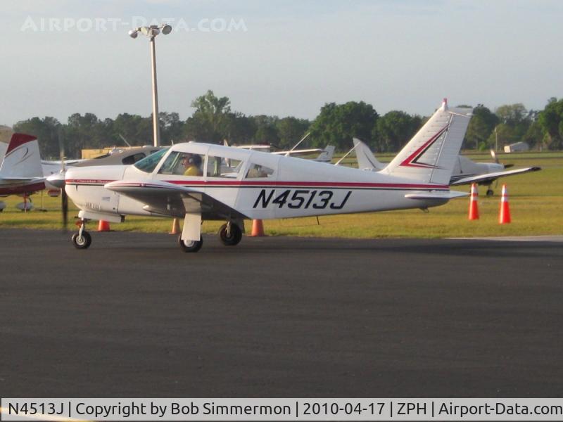 N4513J, 1968 Piper PA-28R-180 Cherokee Arrow C/N 28R-30370, On the ramp at Zephyrhills, Florida