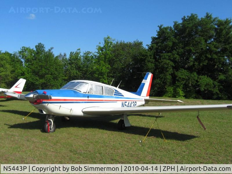 N5443P, 1958 Piper PA-24-250 Comanche C/N 24-497, In the grass at Zephyrhills, Florida