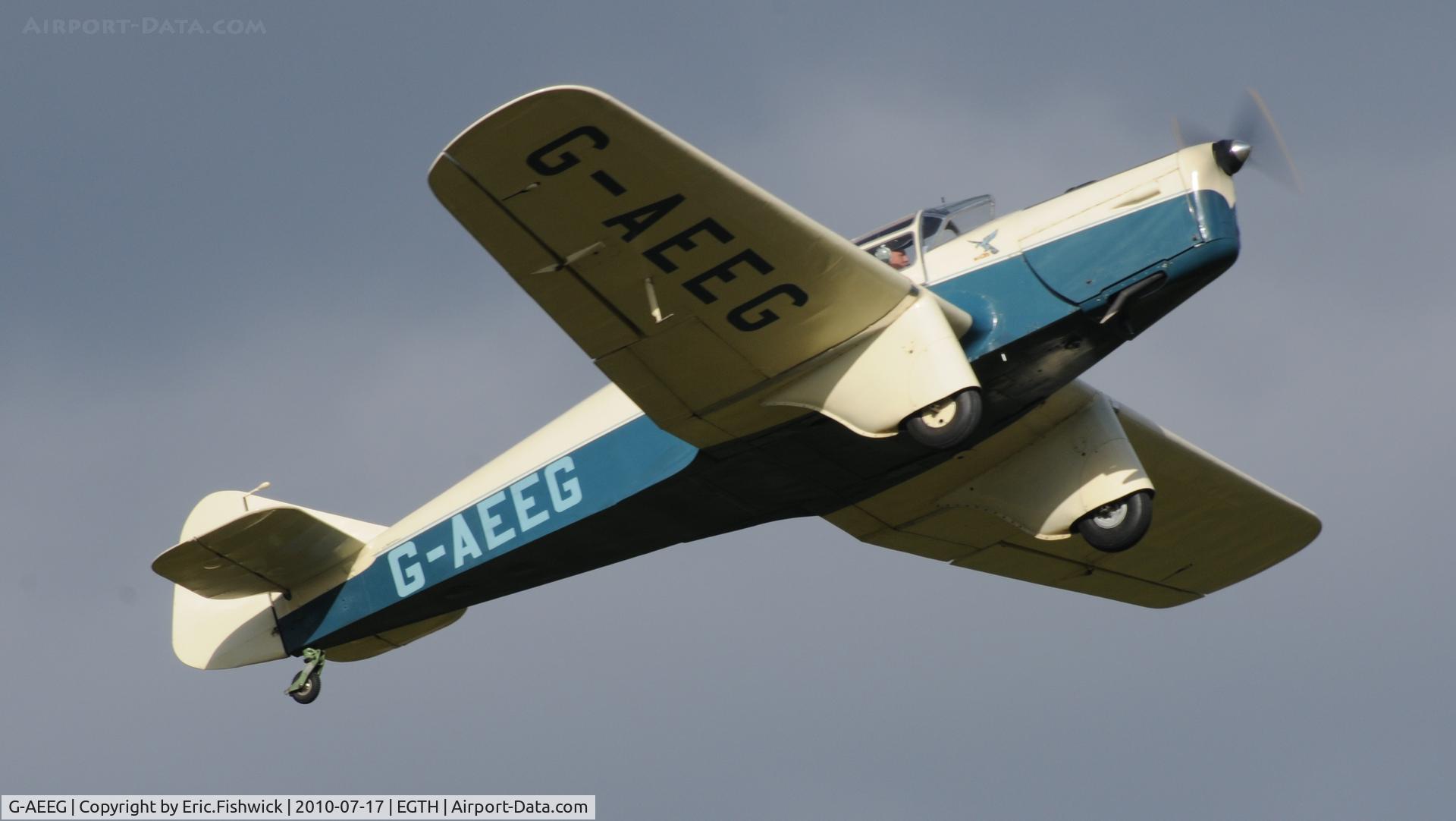 G-AEEG, 1936 Miles M-3A Falcon Major C/N 216, 44. G-AEEG  at Shuttleworth Mid Summer Air Display July 2010