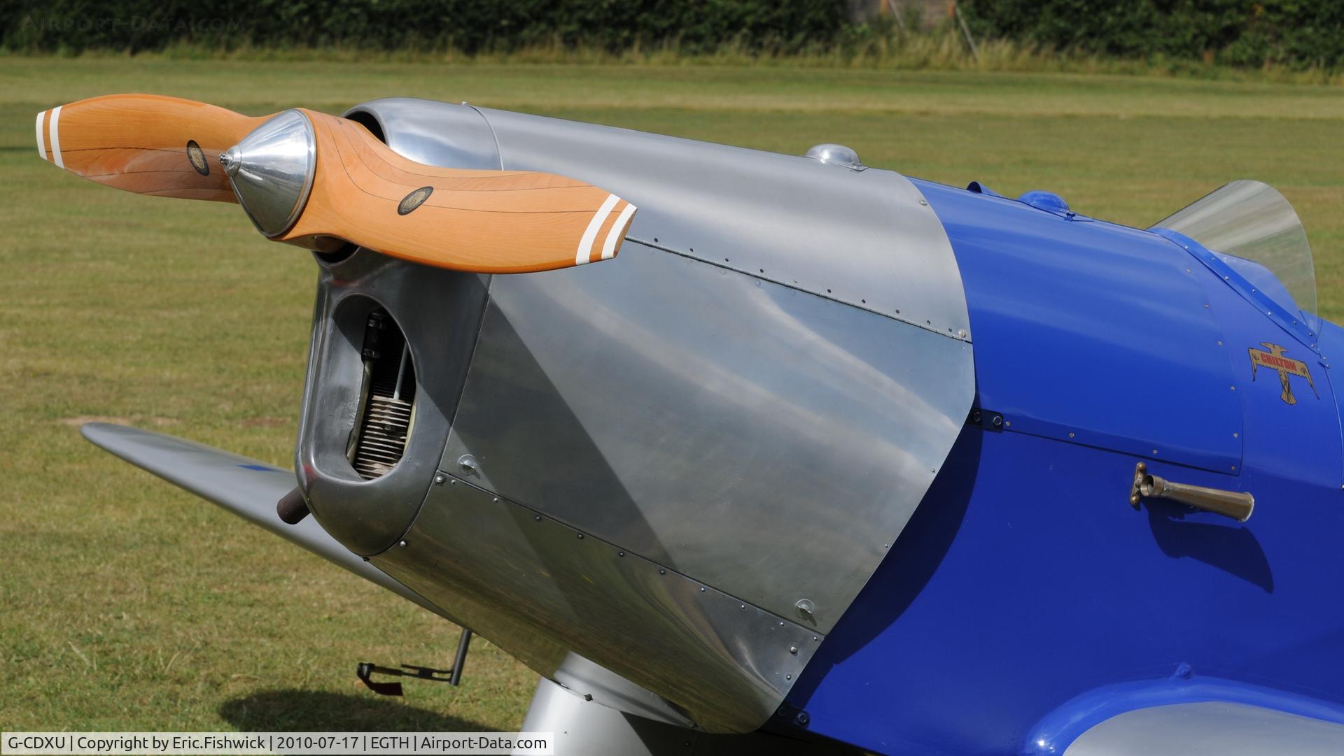 G-CDXU, 2006 Chilton DW1A C/N PFA 225-12038, 4. G-CDXU at Shuttleworth Mid Summer Air Display July 2010
