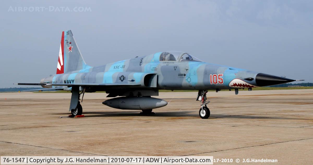 76-1547, 1976 Northrop F-5E Tiger II C/N L.1022, at NAF Washington