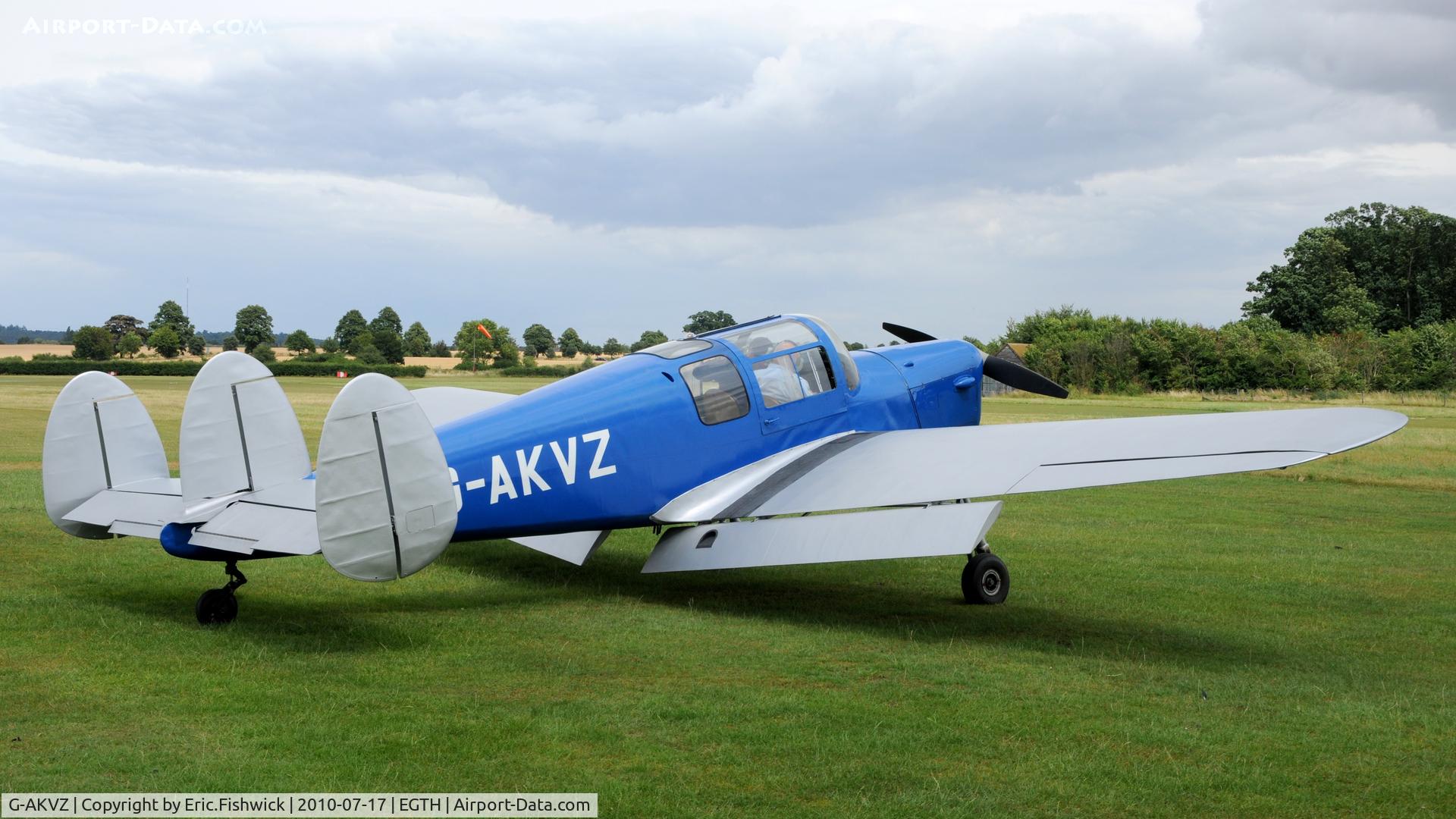 G-AKVZ, 1945 Miles M38 Messenger 4B C/N 6352, 2. G-AKVZ  at Shuttleworth Mid Summer Air Display July 2010