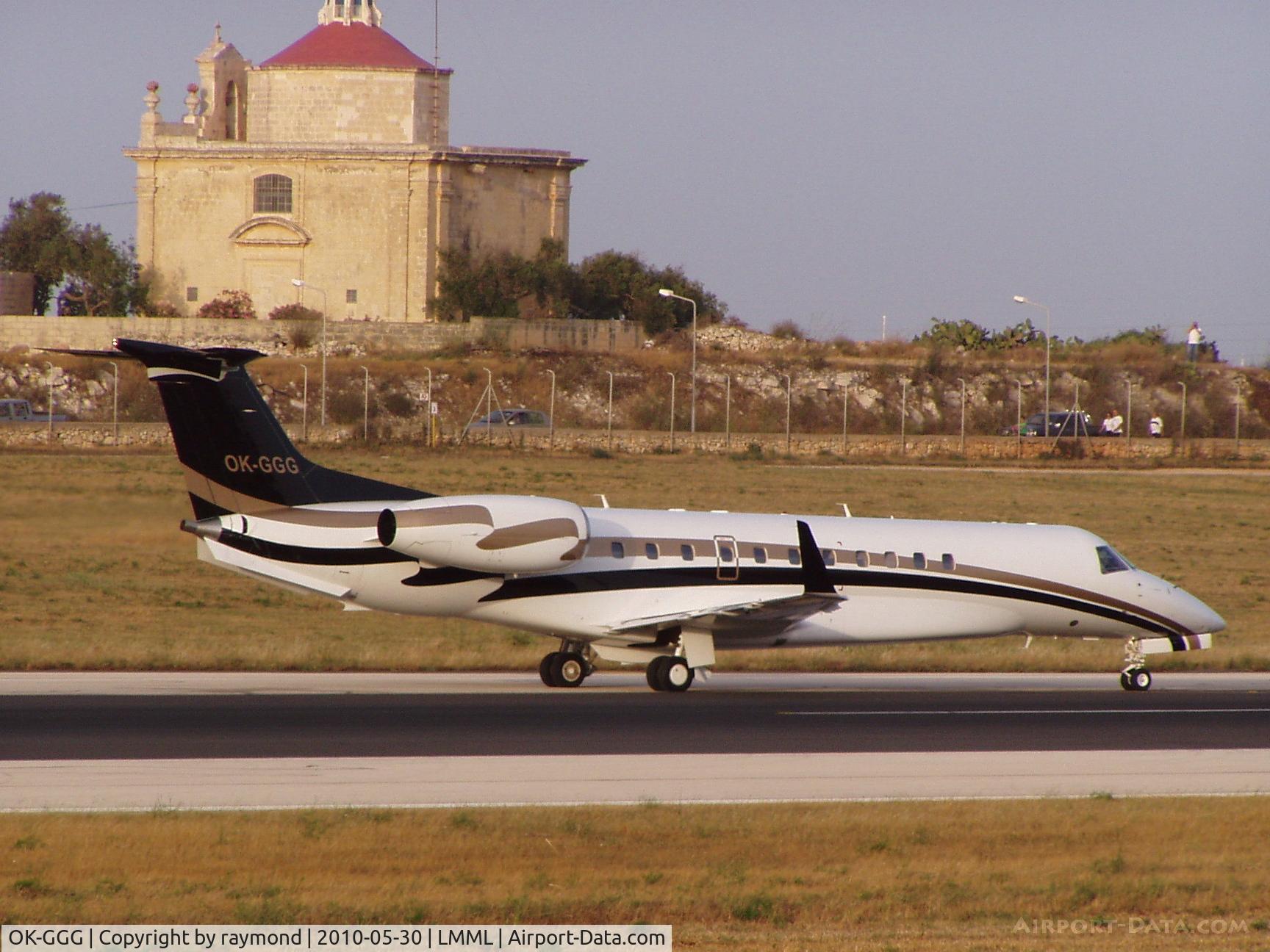 OK-GGG, 2007 Embraer EMB-135BJ Legacy 600 C/N 14500986, Seen here backtracking Runway31 for take-off