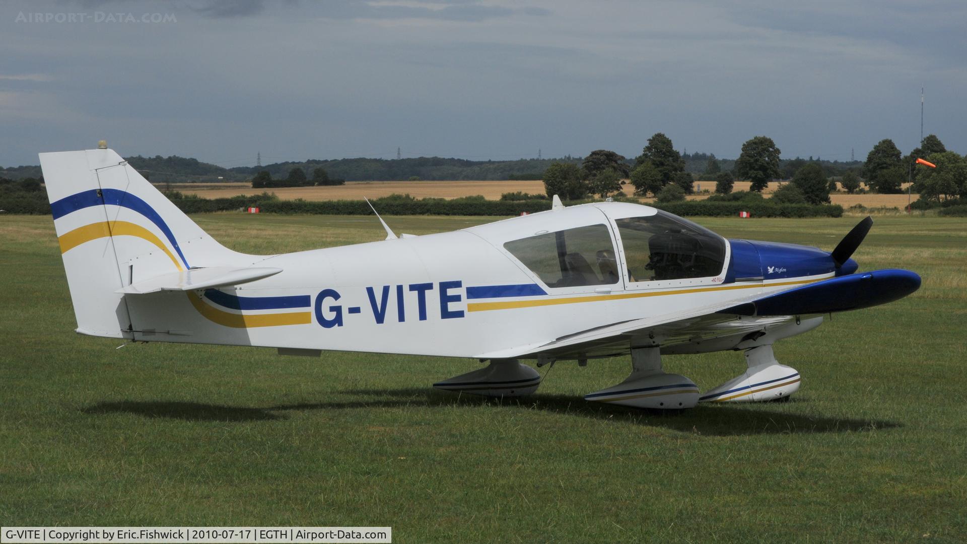 G-VITE, 1978 Robin R-1180T Aiglon Aiglon C/N 219, G-VITE  at Shuttleworth Mid Summer Air Display July 2010