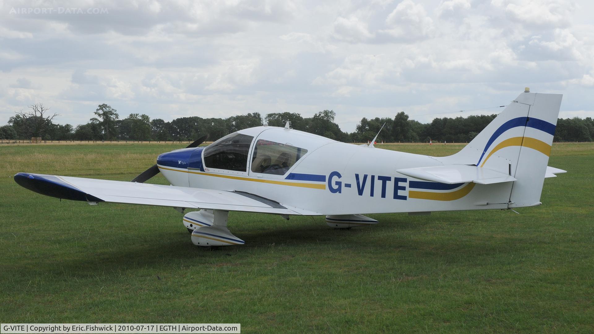 G-VITE, 1978 Robin R-1180T Aiglon Aiglon C/N 219, G-VITE  at Shuttleworth Mid Summer Air Display July 2010