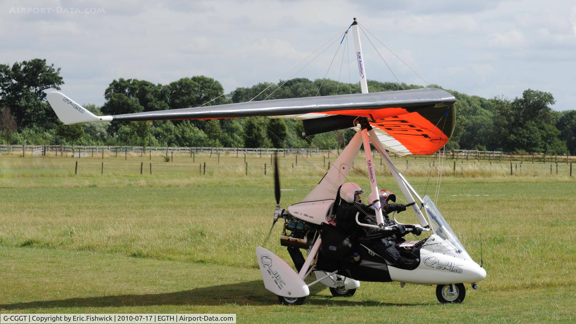 G-CGGT, 2009 P&M Aviation Quik GT450 C/N 8466, G-CGGT  at Shuttleworth Mid Summer Air Display July 2010