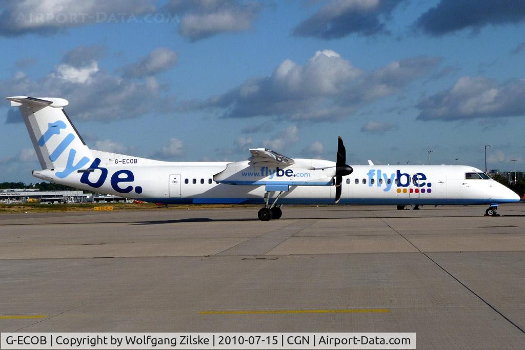 G-ECOB, 2007 De Havilland Canada DHC-8-402Q Dash 8 C/N 4185, Diversion DUS