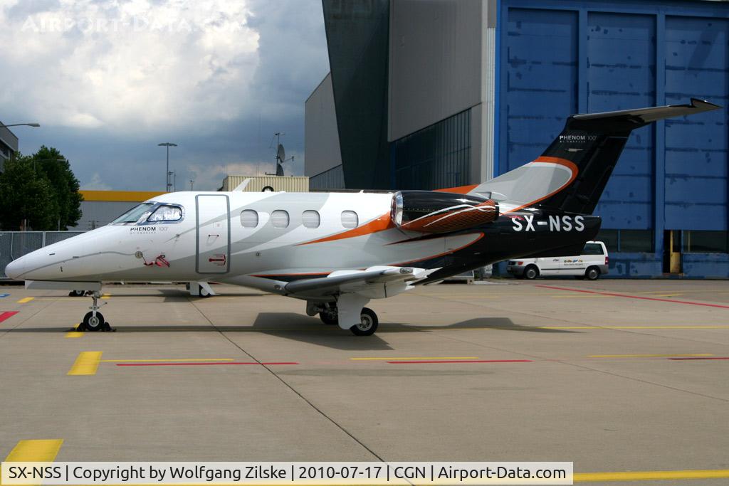SX-NSS, 2009 Embraer EMB-500 Phenom 100 C/N 50000035, visitor