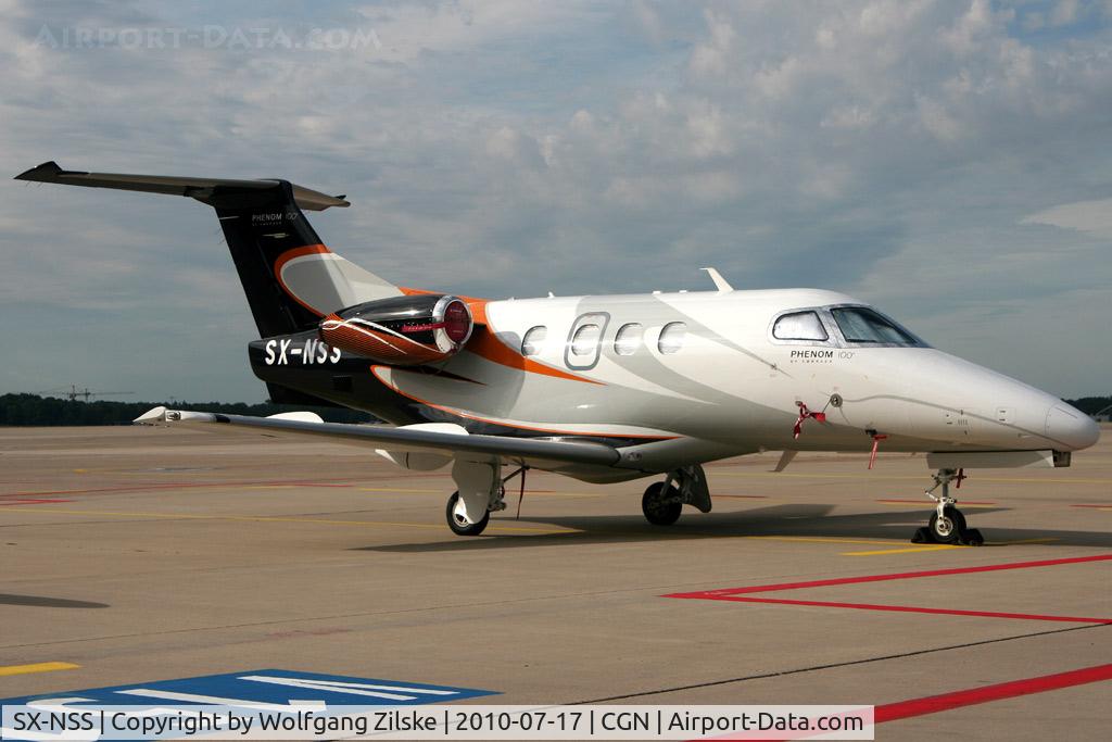 SX-NSS, 2009 Embraer EMB-500 Phenom 100 C/N 50000035, visitor