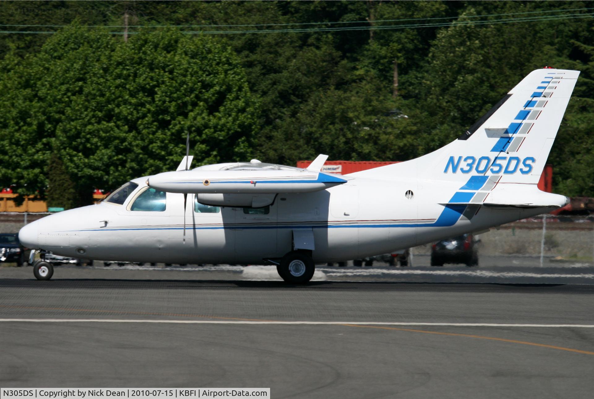 N305DS, 1975 Mitsubishi MU-2B-26 C/N 328, KBFI