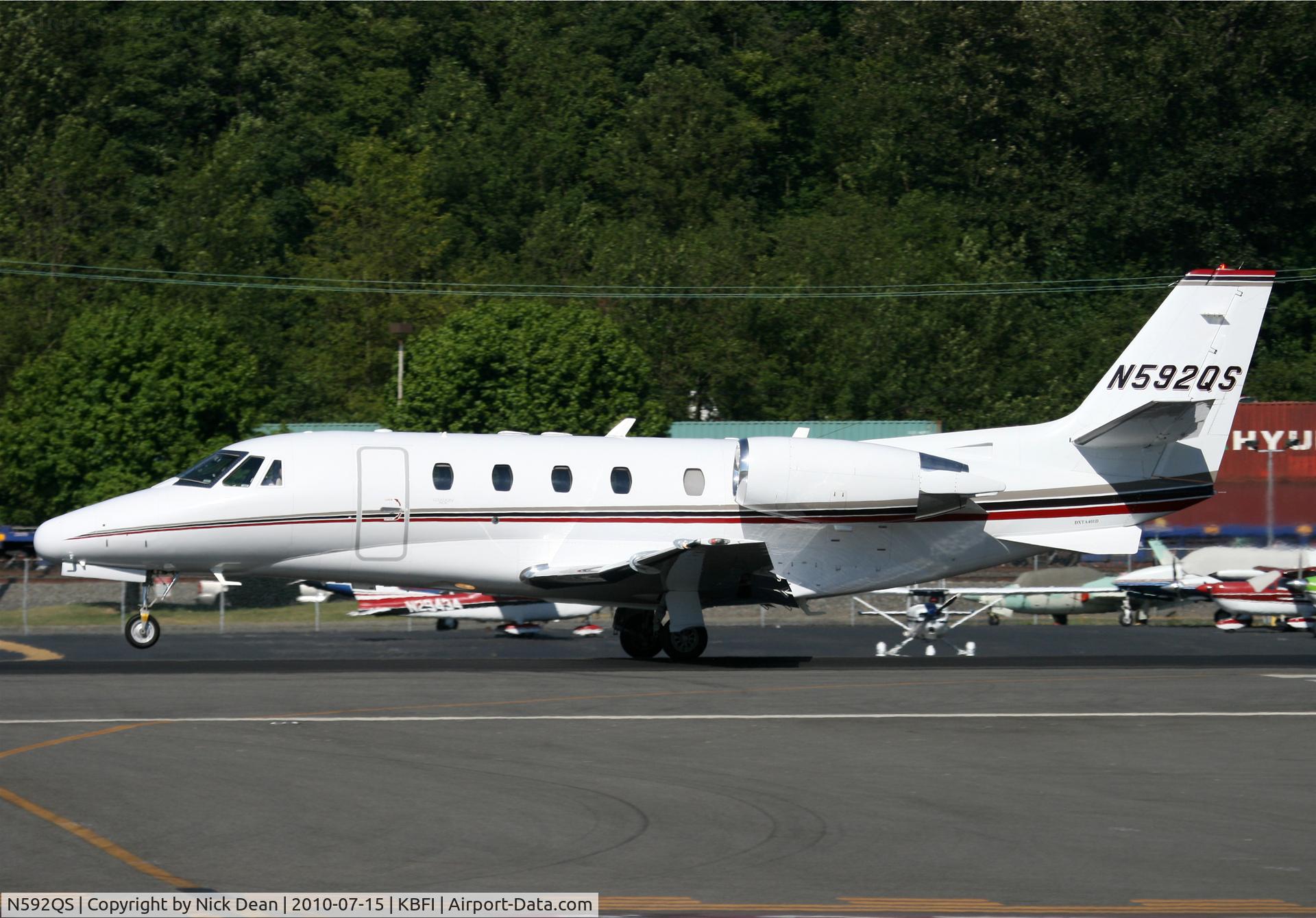 N592QS, 2007 Cessna 560XL Citation XLS C/N 560-5706, KBFI