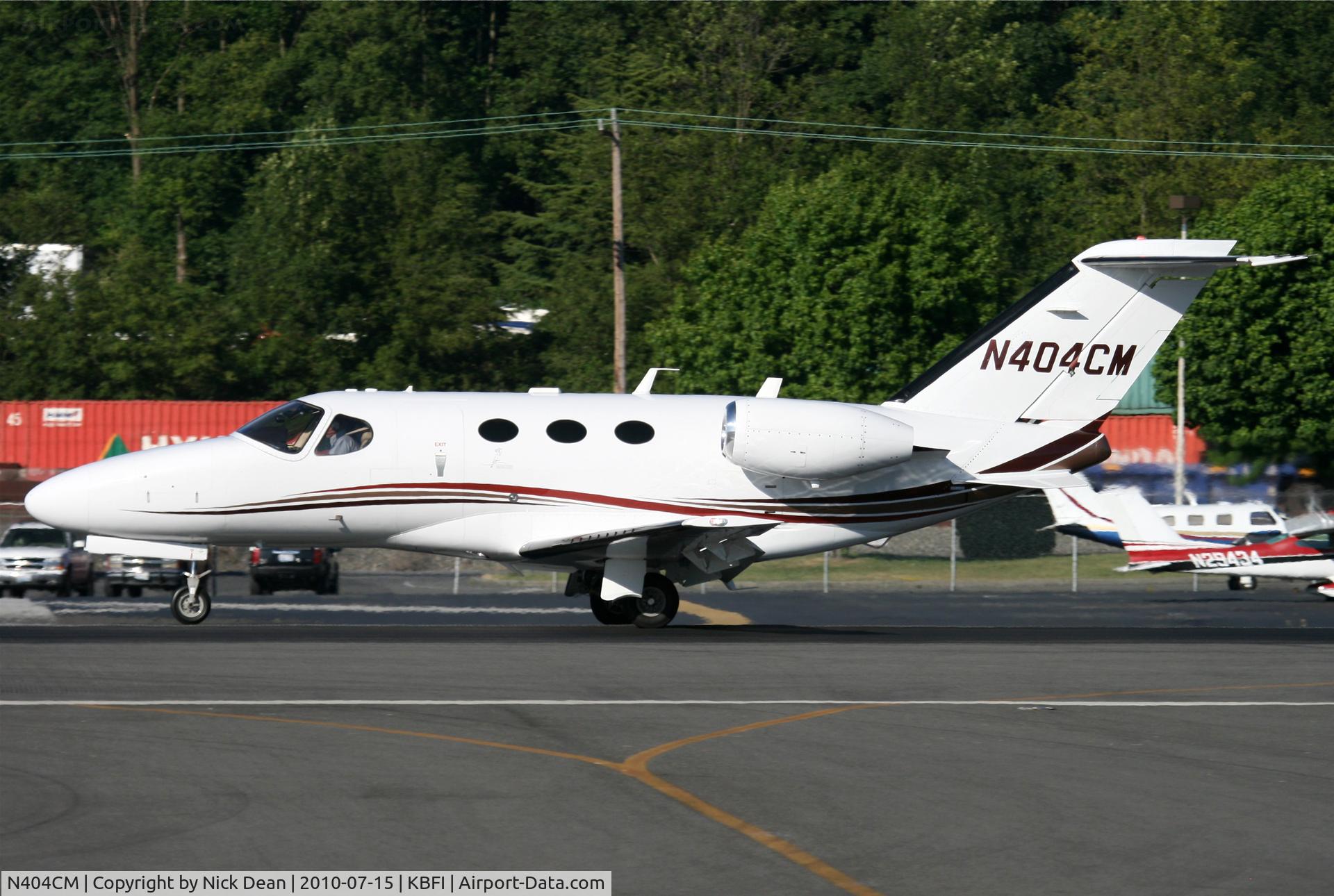 N404CM, 2007 Cessna 510 Citation Mustang C/N 510-0004, KBFI