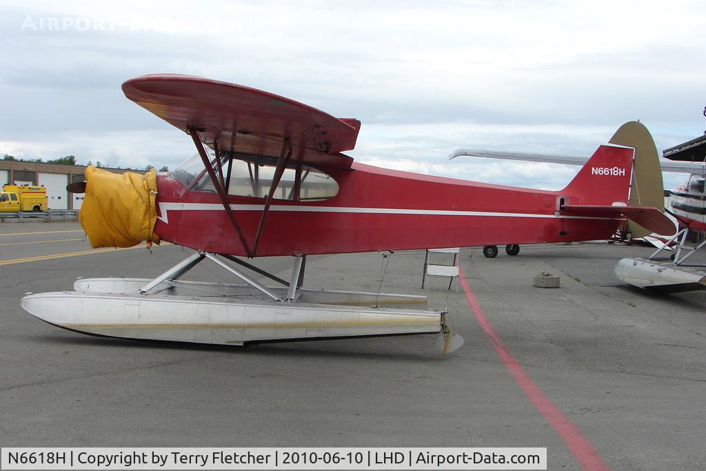 N6618H, 1946 Piper J3C-65 Cub C/N 19810, 1946 Piper J3C-65, c/n: 19810 at Lake Hood