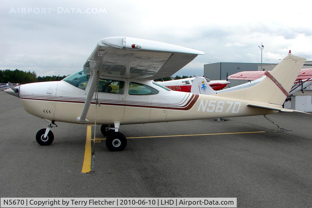 N5670, 1966 Cessna 182J Skylane C/N 18256905, 1966 Cessna 182J, c/n: 18256905 at Lake Hood