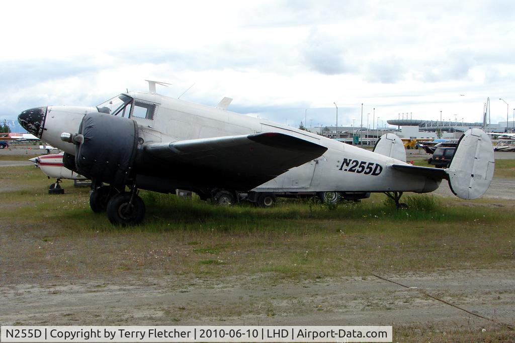 N255D, 1954 Beech E18S C/N BA-16, 1954 Beech E18S, c/n: BA-16 at Lake Hood