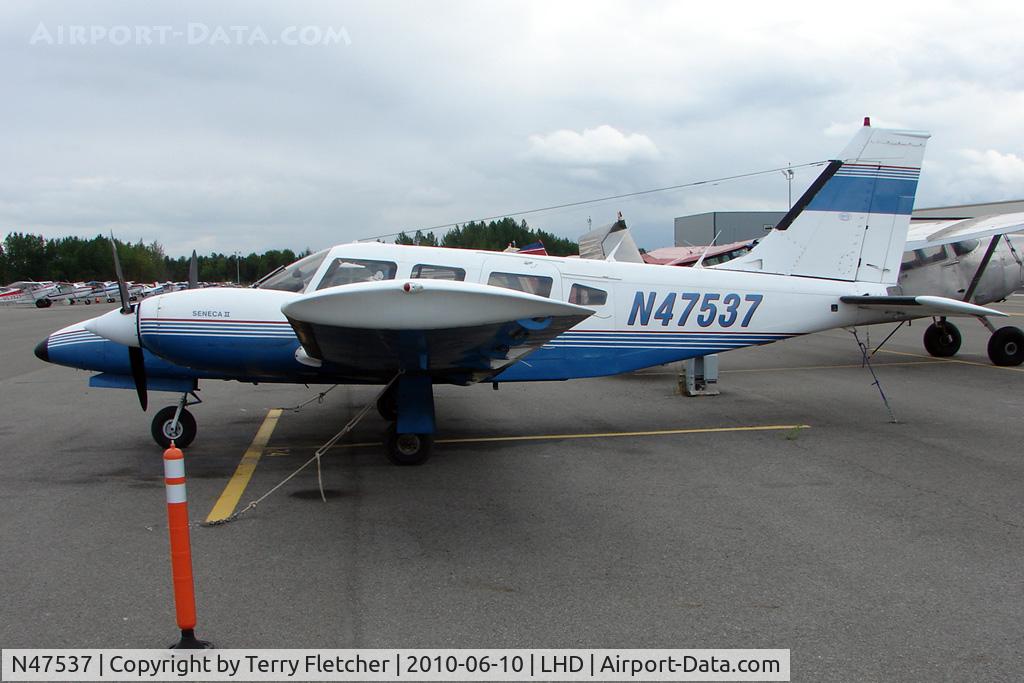 N47537, 1977 Piper PA-34-200T C/N 34-7770413, 1977 Piper PA-34-200T, c/n: 34-7770413 at Lake Hood