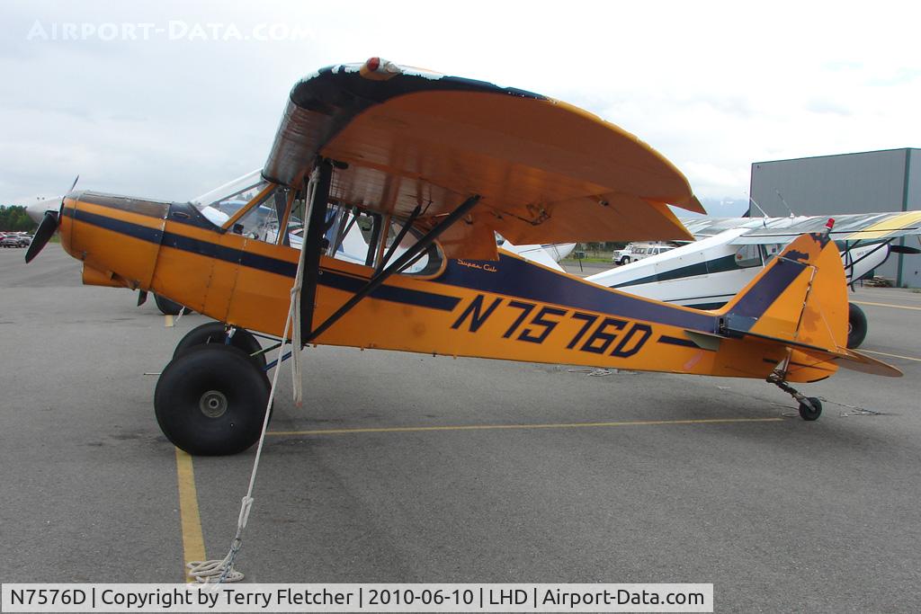 N7576D, 1957 Piper PA-18A 150 Super Cub C/N 18-5863, 1957 Piper PA-18A 150, c/n: 18-5863 at Lake Hood