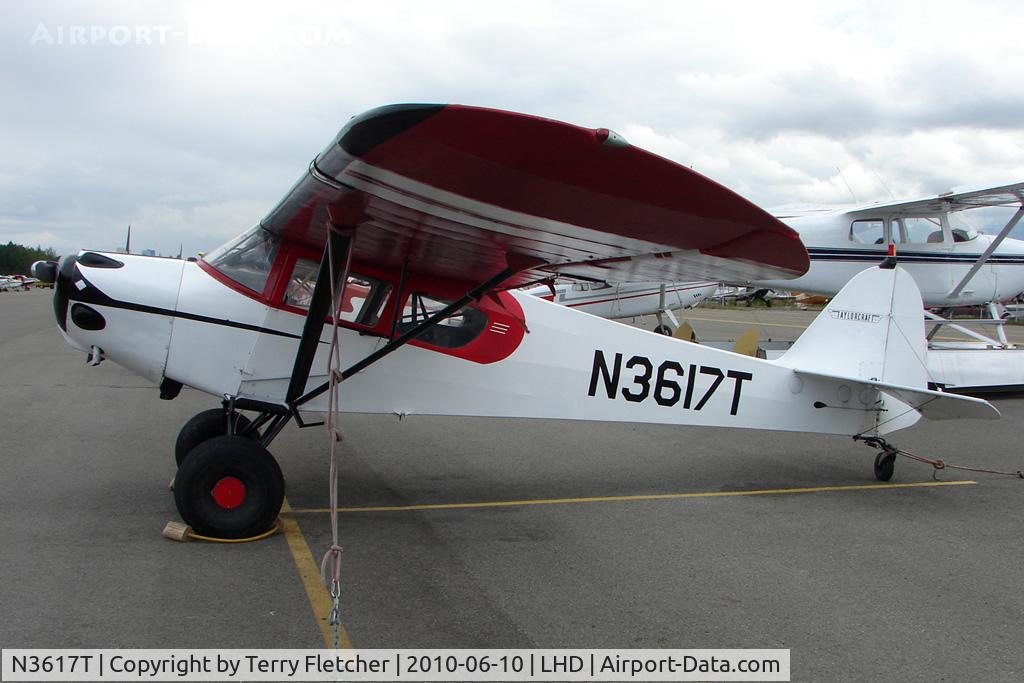 N3617T, 1976 Taylorcraft F-19 Sportsman C/N F-071, 1976 Taylorcraft Aviation Corp F19, c/n: F-071 at Lake Hood