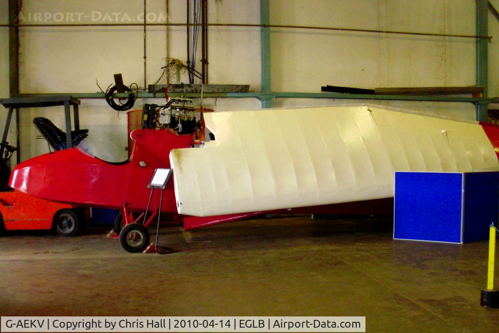 G-AEKV, 1937 Kronfeld DRONE C/N 30, preserved at the Brooklands Museum