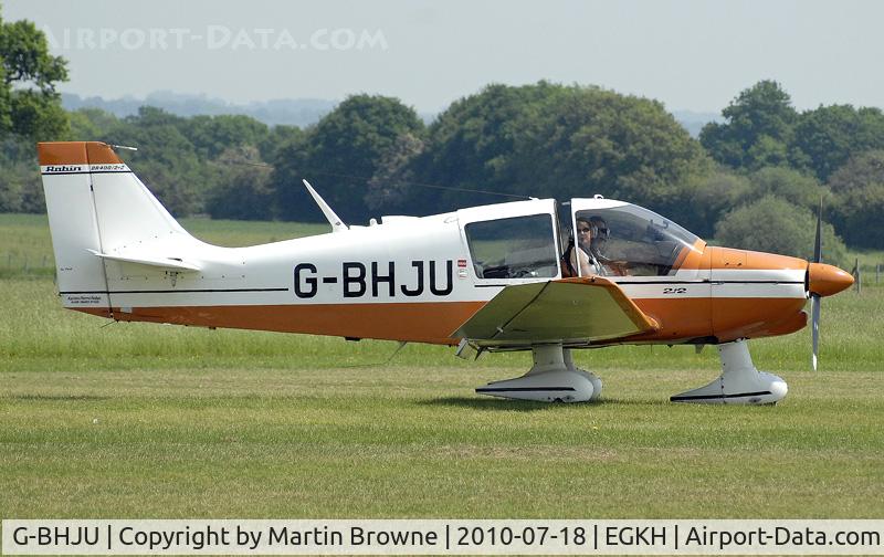G-BHJU, 1978 Robin DR-400-108 Dauphin 2+2 C/N 1288, SHOT AT HEADCORN