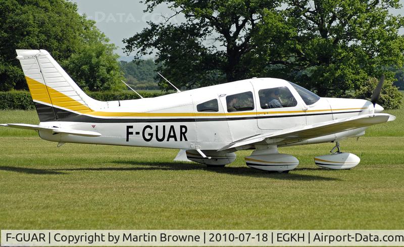 F-GUAR, 1978 Piper PA-28-161 Warrior II C/N 28-7816576, SHOT AT HEADCORN