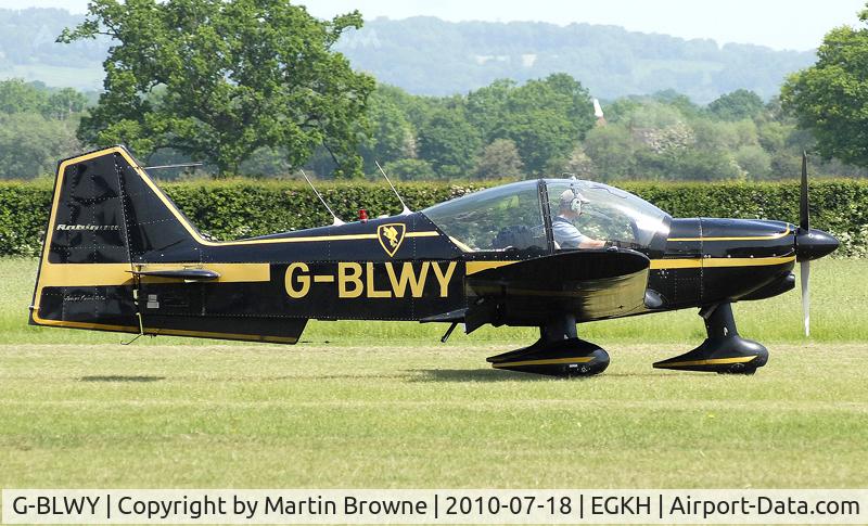 G-BLWY, 1980 Robin R-2160D Acrobin Alpha Sport C/N 176, SHOT AT HEADCORN