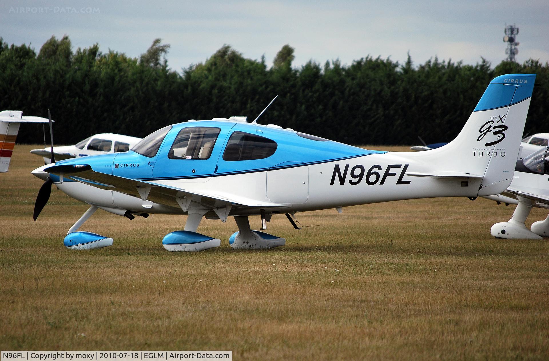 N96FL, Cirrus SR22 G3 GTS X Turbo C/N 2899, Cirrus Design Corp SR22 at White Waltham